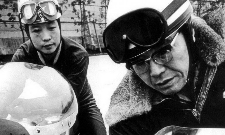Soichiro Honda motorcycle racing helmet