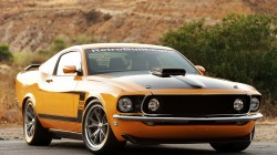 Retro ford mustang