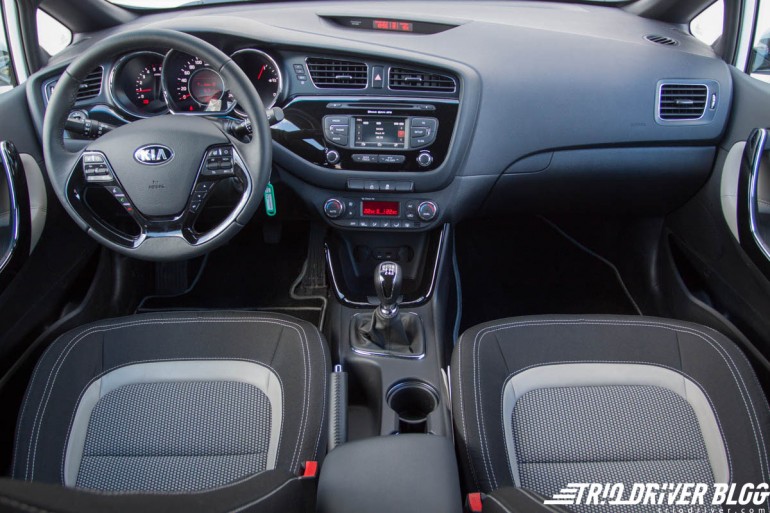 Kia pro_ceed test interijer
