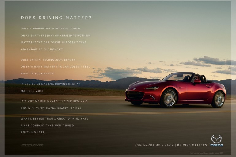 Mazda MX-5 Miata Drivig Matters