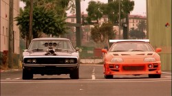 Toyota Supra vs Dodge Charger The Fast and The Furious