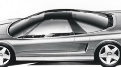Honda NSX skica